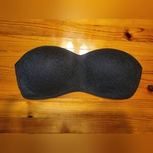 Victoria's Secret Black Strapless Bra Intimates